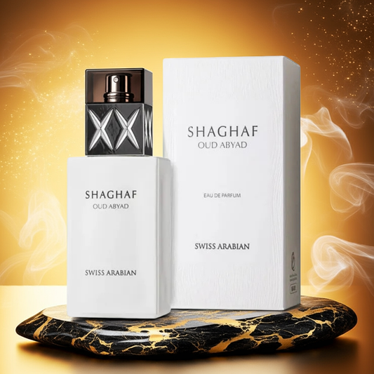 Shaghaf Oud Abyad Eau de Parfum 75ml - Swiss Arabian